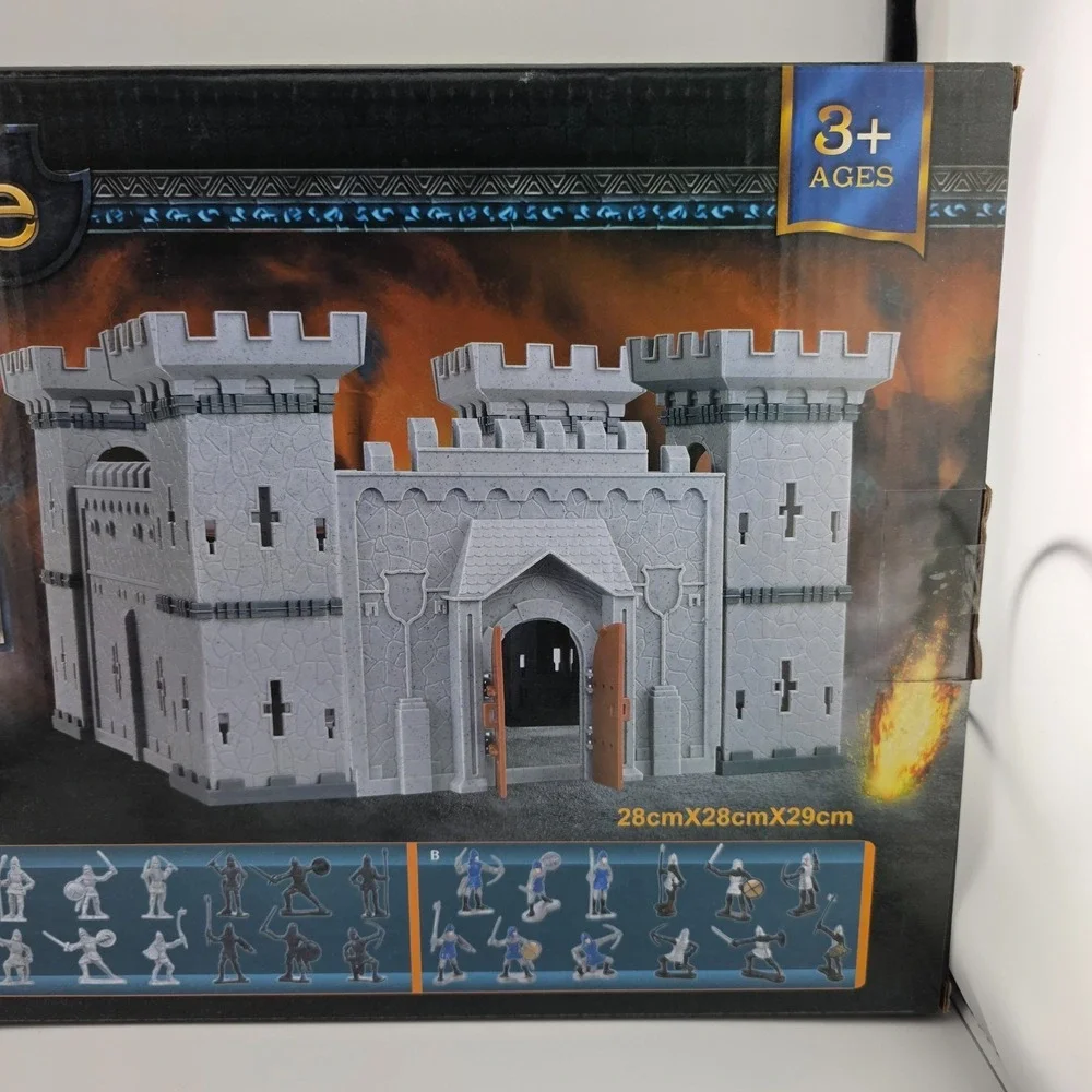 3D Castle Knights Action Figure‎ Toy Playset with Assorted Knights & Props NEW